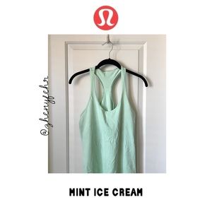Lululemon racer-back tank top - mint ice cream